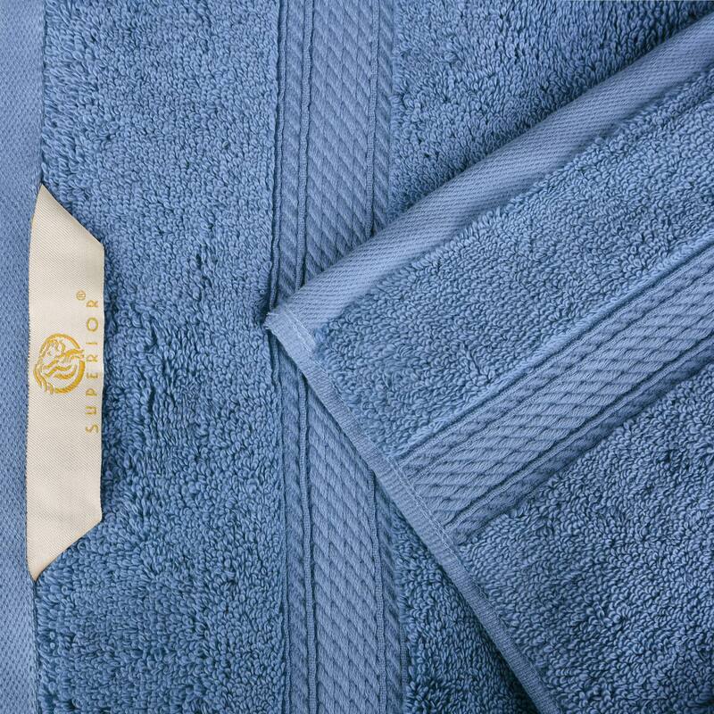 Superior Egyptian Cotton Pile Heavyweight 8-Piece Towel Set