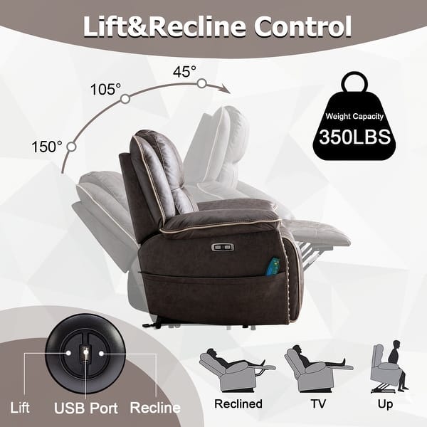 Table - 360° Swivel - Up To 45° Tilt - Height Adjustable - Built-in Cup