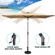 preview thumbnail 4 of 18, Pellebant 9 x 5 FT Patio Market Umbrella, Base Not Included