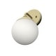 preview thumbnail 3 of 11, Hunter Hepburn 1 Light Sconce Wall Light - Hallway, Bathroom - Vintage, Mid-Century Modern, Glam - Damp Rated!
