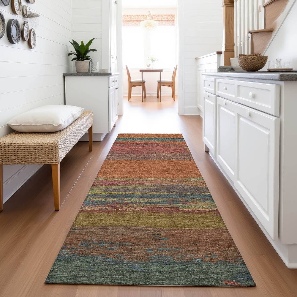 Premium Washable Super Soft Abstract Ombre Mayfield Rug