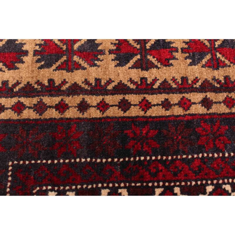 ECARPETGALLERY Hand-knotted Teimani Brown Wool Rug - 3'1 x 5'1