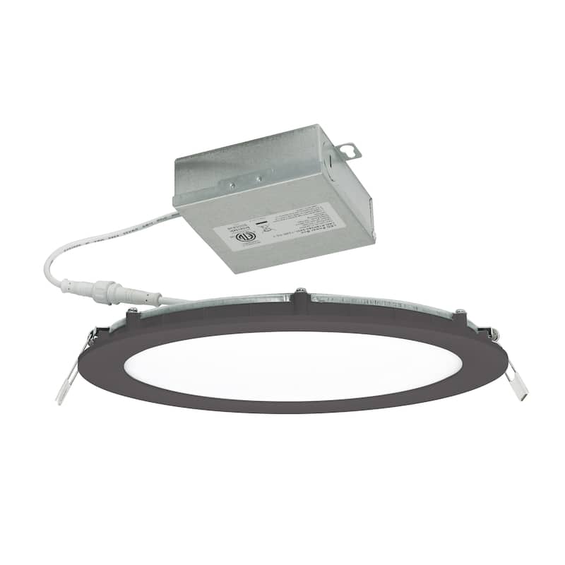 AFX Tuck LED Flush Mount Light - Black - 8"