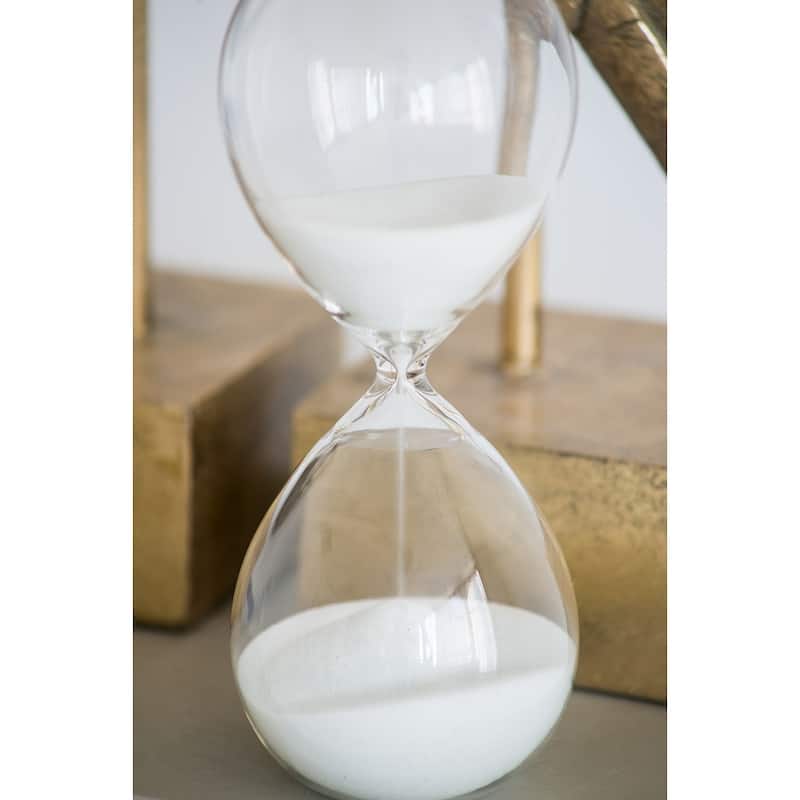 8" Ferdinand 30-Minute Hourglass, White Sand