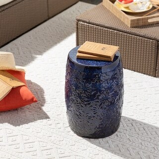 Artistic Weavers Erynn Indoor/ Outdoor Floral Garden Stool