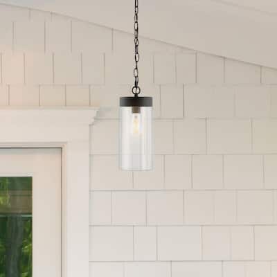 SAFAVIEH Lighting Lianne Outdoor Pendant - 6" W x 6" D x 18-90" H