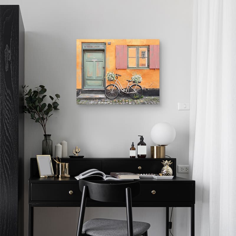Paniers a Fleurs by Studio Arts Canvas Art Print
