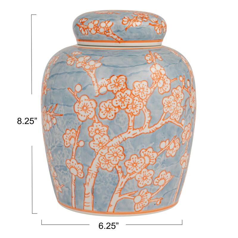 Ceramic Ginger Jar with Lid