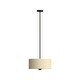 preview thumbnail 19 of 20, The Gray Barn Essie 3-light 18-inch Wide Drum Pendant Beige/Bronze