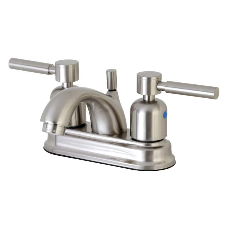 Kingston Brass Concord 1.2 GPM Centerset Bathroom Faucet with Metal - Brushed Nickel