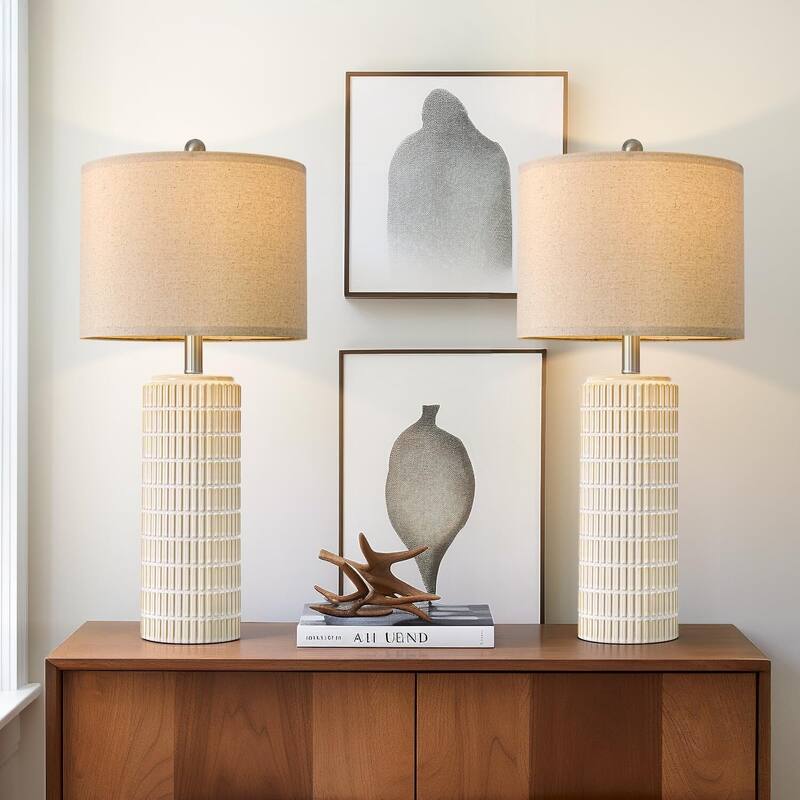 Tall Table Lamps for Living Room Set of 2