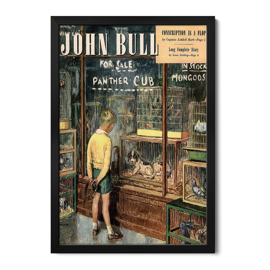 1948 John Bull Magazine Cover Premium Framed Poster by The Advertising Archives