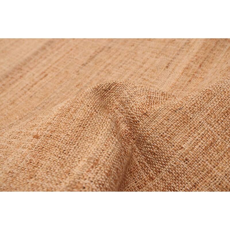 ECARPETGALLERY Flat-Weave Palas Denizli Tan Jute Kilim - 5'6 x 7'5