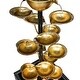 preview thumbnail 11 of 11, Metal Tiered Floor Indoor/Outdoor Water Fountain for Home and Garden
