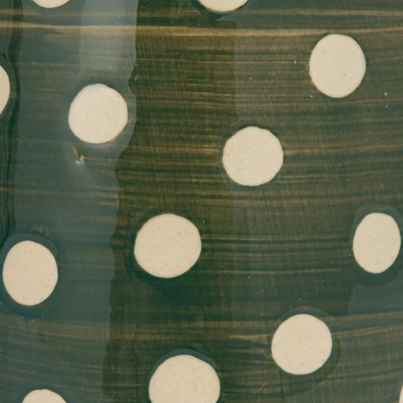 Stoneware Mug with Dots, Set of 12 - 5.5"L x 3.8"W x 4.0"H