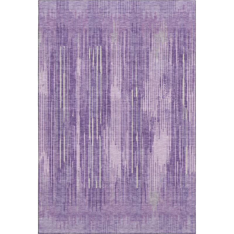 Premium Washable Super Soft Transitional Stripes Mayfield Rug