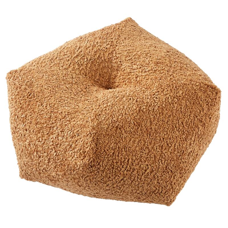 Sorra Home Indoor Soft-Textured Geo-Shaped Pillow