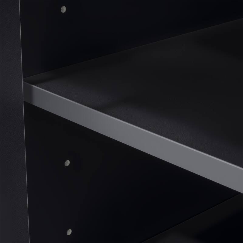 128" Wall Unit Entertainment Center for TVs up to 80", Modern Media Console with Glass Cabinets