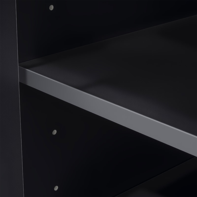 128" Wall Unit Entertainment Center with Bookshelves, Wood Media Console TV Storage Cabinets with Glass Doors for TVs up to 80"