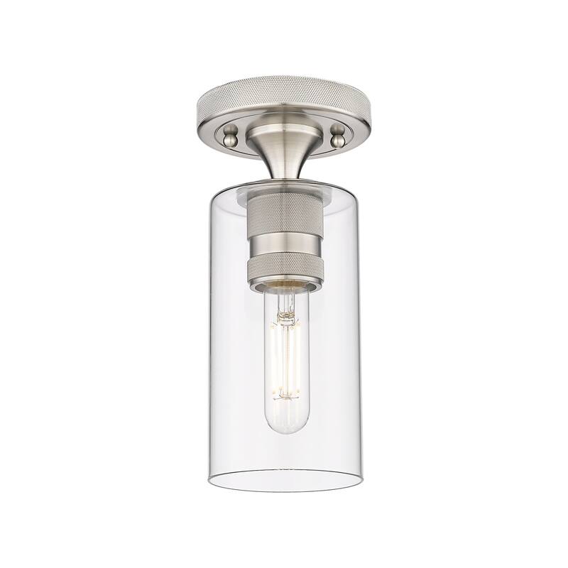 Innovations Lighting 434-1F-10-4 Crown Point Flush Crown Point 4" Wide