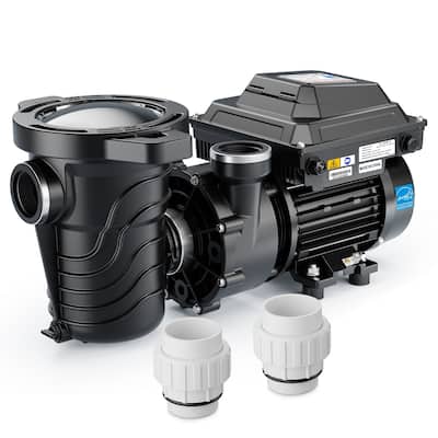 iLiving ILG8PP130-VS Variable Speed Above Ground Swimming Pool Pump, 1.3HP