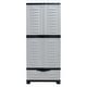preview thumbnail 13 of 13, Sunnydaze 3-Shelf Plastic Lockable Storage Cabinet - 57.5"