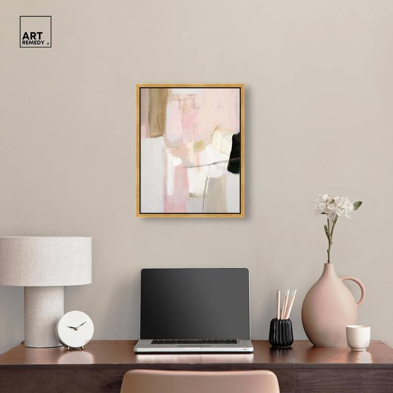 Pistachio Pink II Canvas by Art Remedy