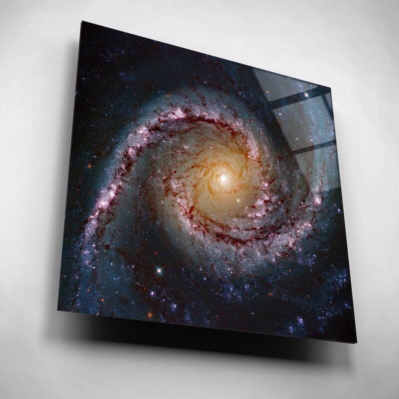 Epic Art 'Grand Swirls' Hubble Space Telescope Acrylic Glass Wall Art