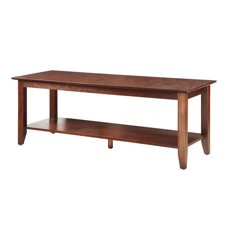 Convenience Concepts American Heritage Coffee Table with Shelf