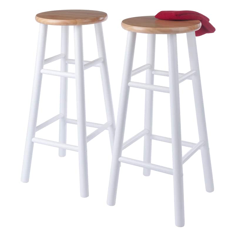 2-Pc Bar Stool Set - 12.99 x 12.99 x 24.41 inches