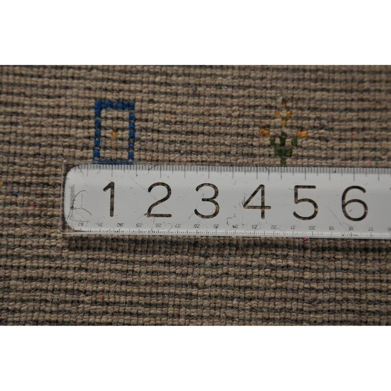 Gabbeh Oriental Area Rug Handmade Multi-Color Wool Carpet - 4'9" x 6'6"