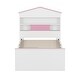 preview thumbnail 8 of 8, Twin Size House-Shaped Platform Bed with Storage Headboard and Two Drawers