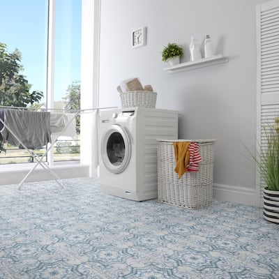 Merola Tile Klinker Alcazar Petunia 12-3/4" x 12-3/4" Ceramic Floor and Wall Tile