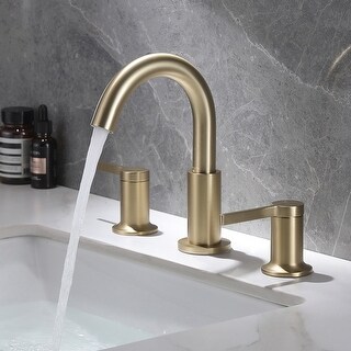 Widespread Three Hole 2-Handle Watersense Bathroom Faucet
