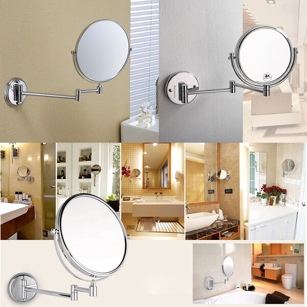 Magnifying bathroom wall mirror hotsell