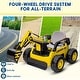 preview thumbnail 7 of 19, Ride On Excavator for Kids, 4WD Electric Excavator Toy, 12V Batter