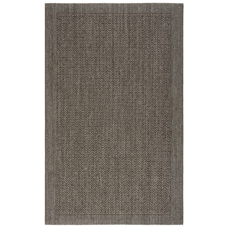SAFAVIEH, Palm Beach Clevie Modern Sisal Rug - 4' x 6' - Silver