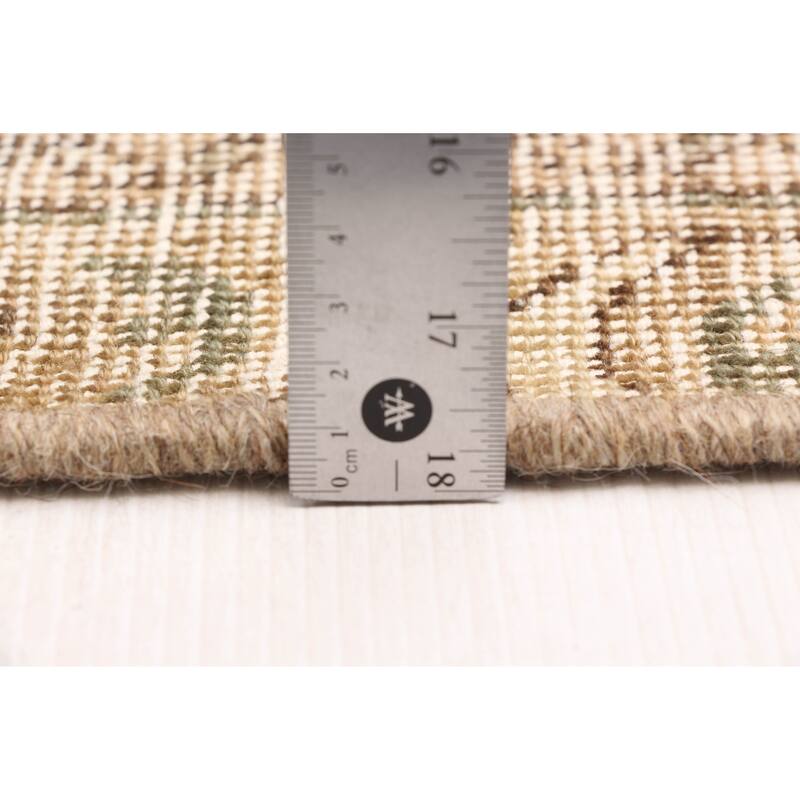 ECARPETGALLERY Hand-knotted Antalya Vintage Tan Wool Rug - 7'1 x 11'4