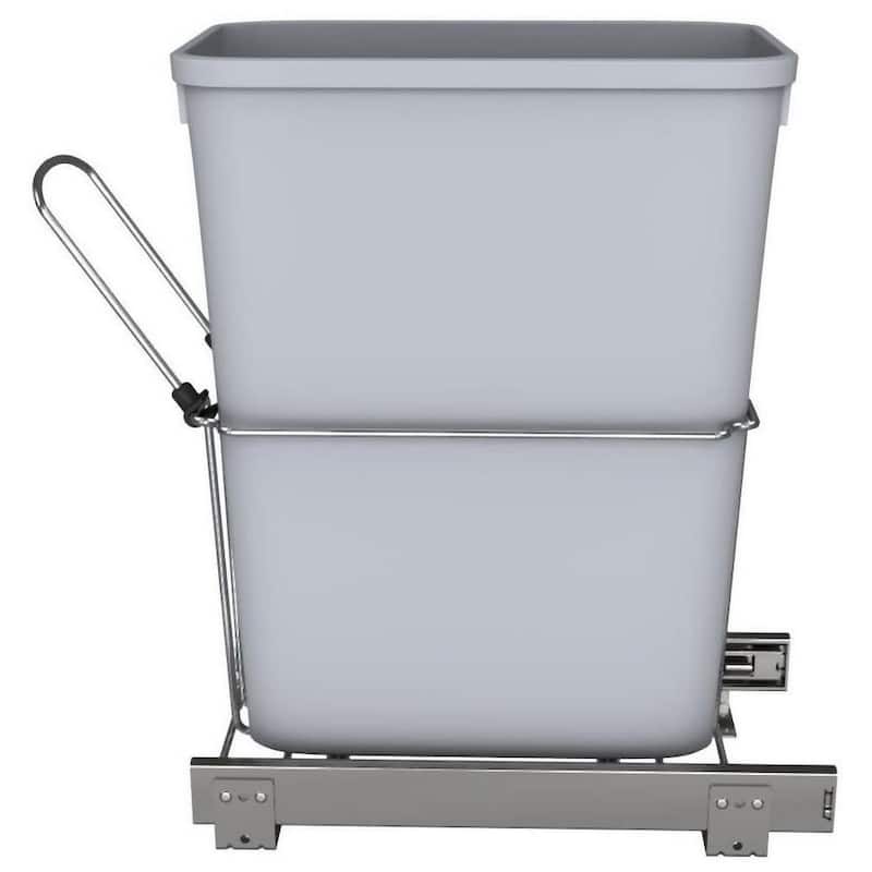 Rev-A-Shelf RUKD Series Bottom Mount Single Bin Trash Can - 32 Quart