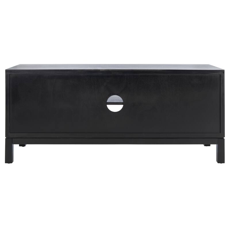 SAFAVIEH Dwan 47-inch Storage Media TV Stand - 47.3" W x 15.8" L x 20" H - 47Wx16Dx20H