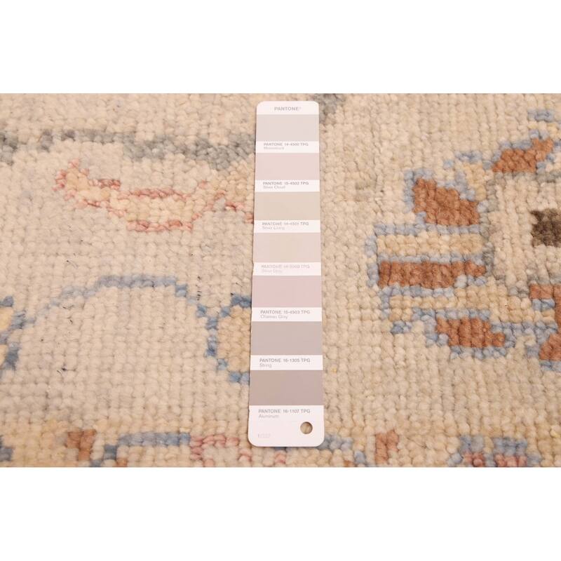 ECARPETGALLERY Hand-knotted Jules Serapi Light Grey Wool Rug - 8'0 x 9'11