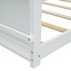 preview thumbnail 12 of 44, Twin size Floor Platform Bed with Built-in Book Storage Rack