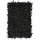 preview thumbnail 78 of 116, SAFAVIEH Handmade Leather Shag Alois Modern Rug 3' x 5' - Black - Rectangle