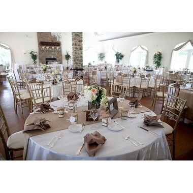 Burlap Table Runner 90x15