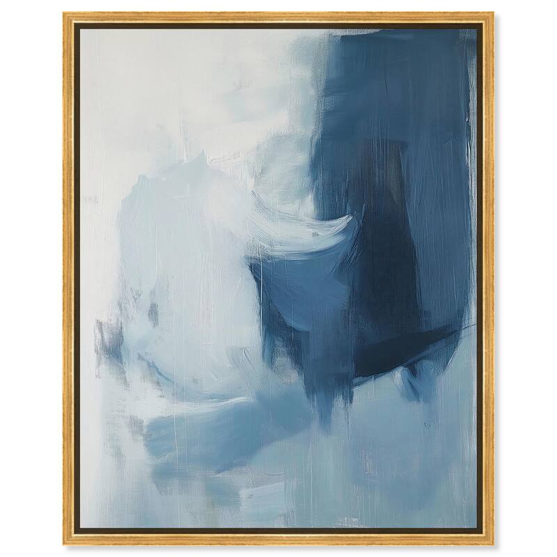 Glacial Reflections II Canvas by Art Remedy - 20" x 24" - Gold