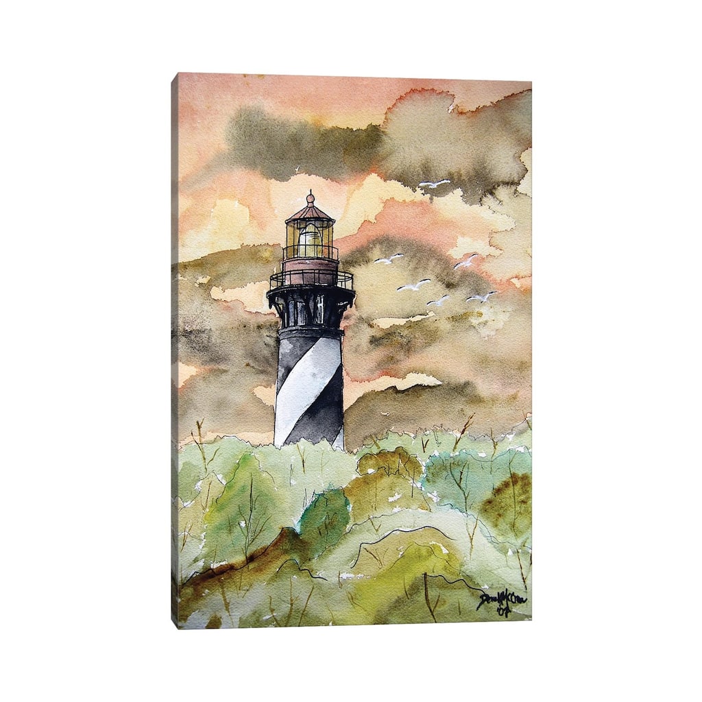 iCanvas "St Augustine Lighthouse" by Derek McCrea Canvas Print