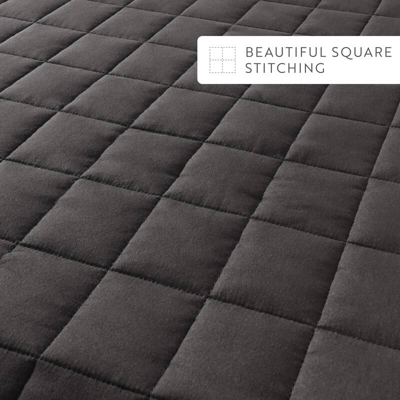Becky Cameron Premium Ultra Soft Square Quilted Coverlet Set