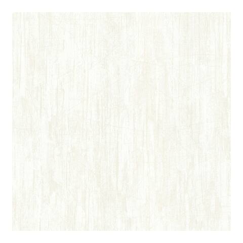 Catskill White Distressed Wood Wallpaper - 20.5 x 396 x 0.025