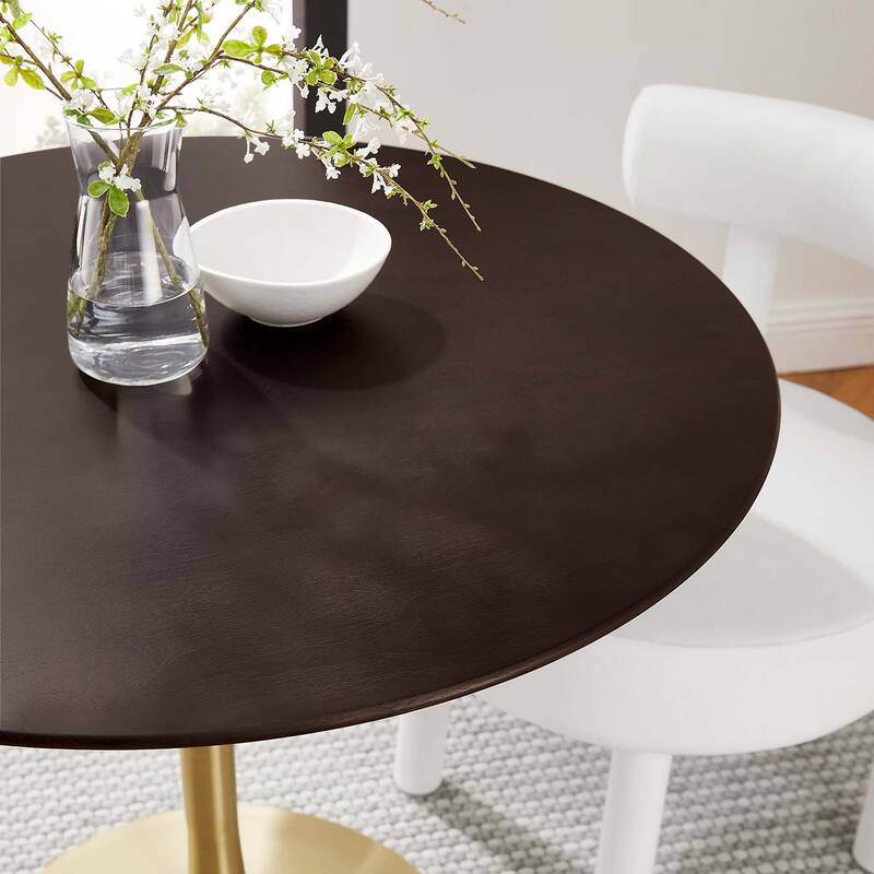 Lippa 36" Round Wood Top Dining Table