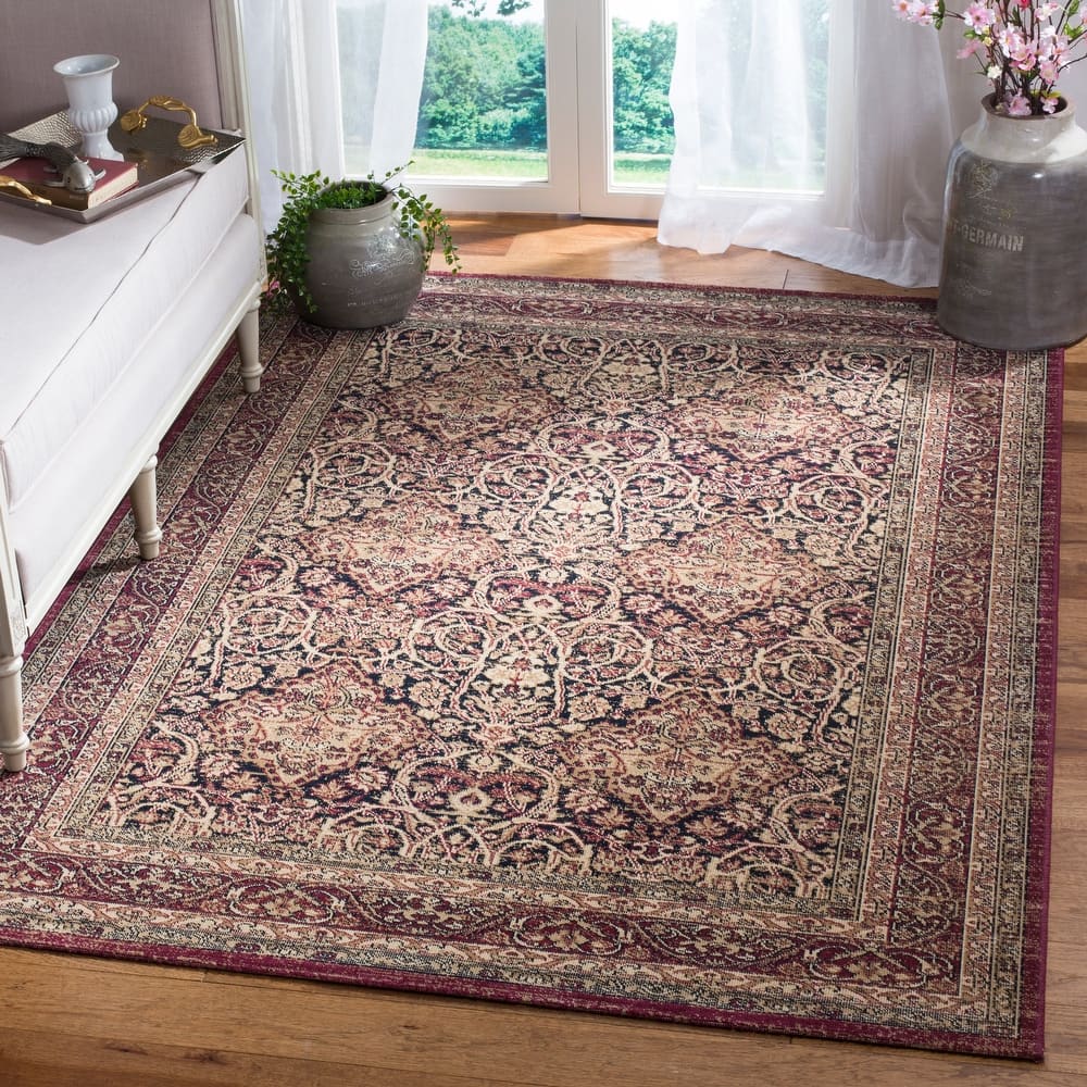 SAFAVIEH Lavar Kerman Karon Traditional Oriental Cotton Rug